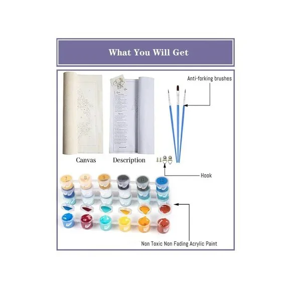 Paint by Numbers Josephine Lady Unicom - Picture 3 of 10